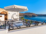 Lindos Shore Boutique Villa courtyard with sea view